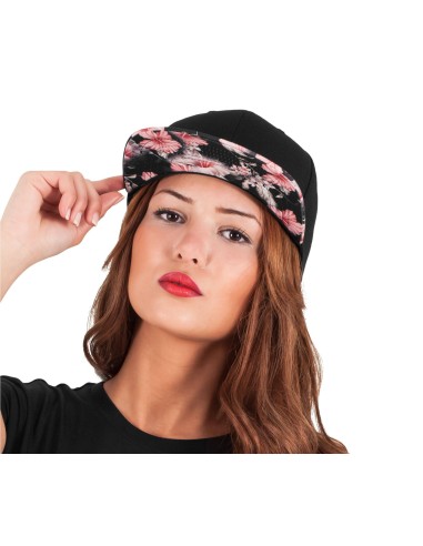 F-6089F-Floral Snapback